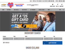 Tablet Screenshot of lovechevysales.com